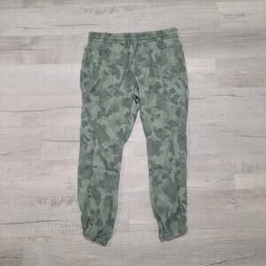 Anthropologie Camo Jogger Pants Size Medium 100% Tencel Lyocell OB1143100